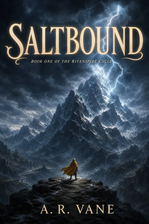 Epic Fantasy Mountain — fantasy book cover archetype