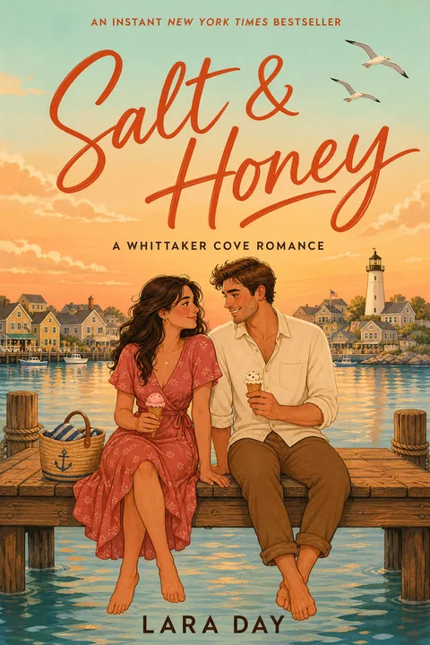 Small Town Coastal Romance — romance book cover archetype