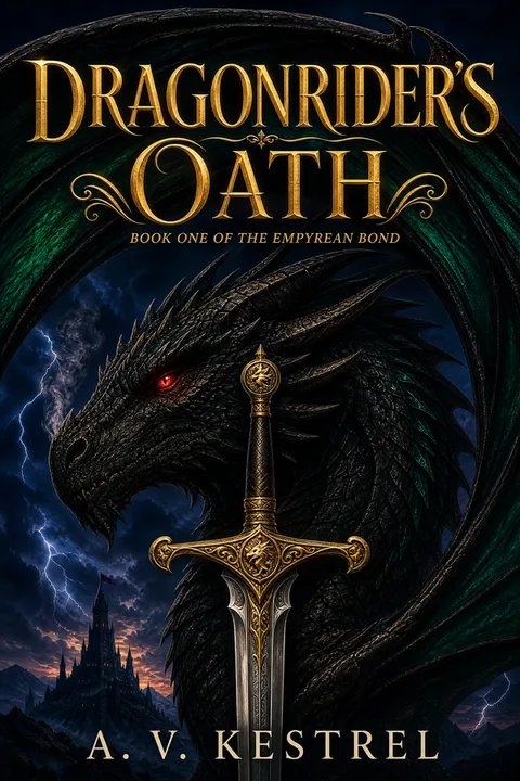 Dragon Romantasy — romance book cover archetype